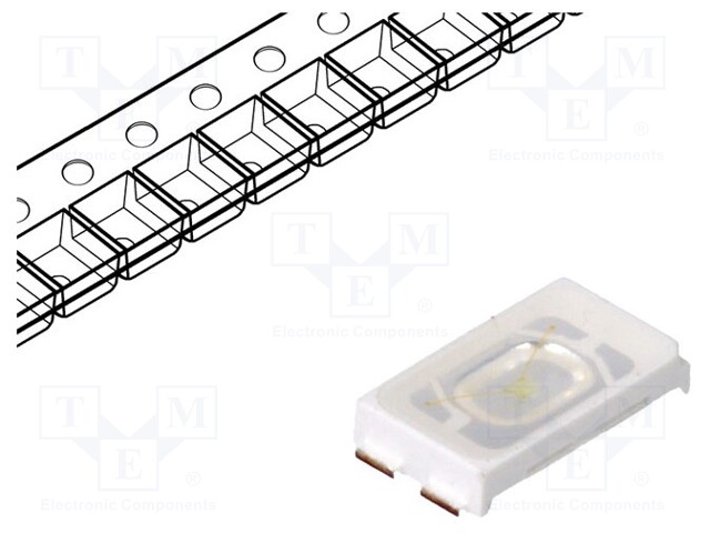 LED; SMD; 5630; green; 25÷35lm; 5.6x3x0.8mm; 120°; 2.8÷3.6V; 150mA