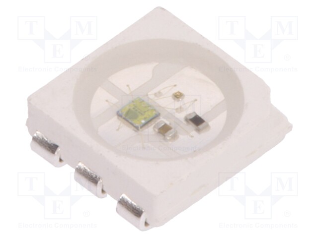 LED; SMD; 5050,PLCC6; RGB; 5x5x1.6mm; 3.5÷5.3V; Lens: transparent