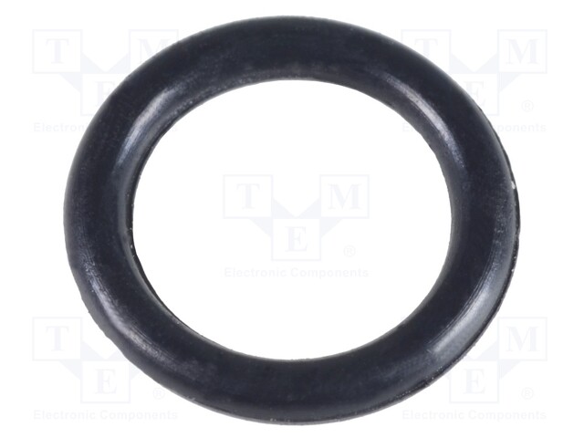 O-ring gasket; NBR; D: 1mm; Øint: 5mm; black