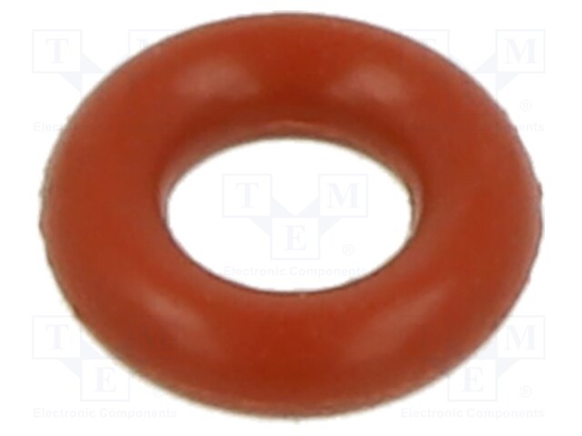 O-ring gasket; silicone; Thk: 1.6mm; Øint: 3mm; -60÷160°C