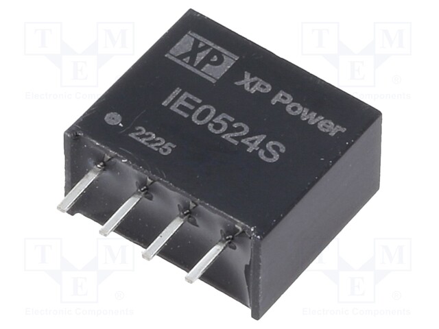 Isolated Board Mount DC/DC Converter, 1kV Isolation, ITE, 1 Output, 1 W, 24 V, 42 mA