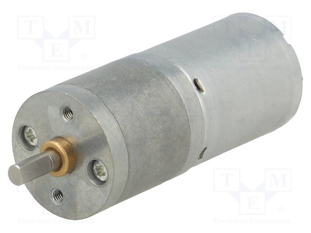 Motor: DC; with gearbox; LP; 12VDC; 1.1A; Shaft: D spring; 14rpm