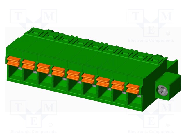 Connector: pluggable terminal block; plug; female; straight; 12A