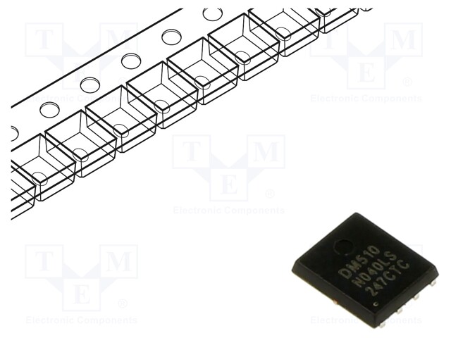Transistor: N-MOSFET; unipolar; 100V; 95A; Idm: 400A; 250W; QFN5x6