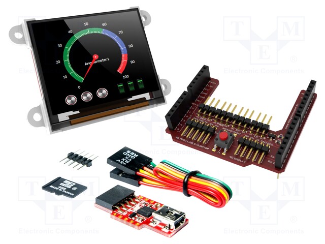 Dev.kit: with display; OLED; 1.7"; 160x128; Display: graphical