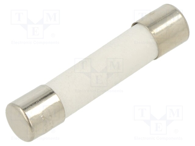 Fuse: fuse; 350mA; 250VAC; ceramic; 6.3x32mm; brass; nickel plated