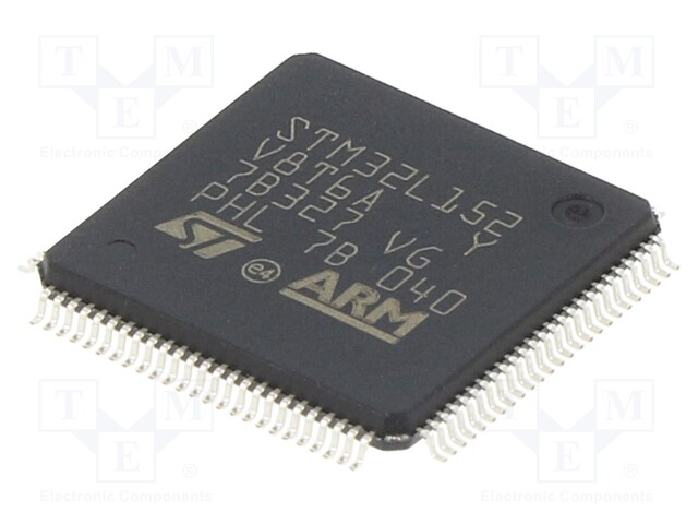 ARM microcontroller; Flash: 64kB; 32MHz; SRAM: 32kB; LQFP100