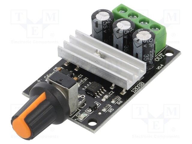 DC-motor driver; Channels: 1; 6÷28VDC; 3A; 80W