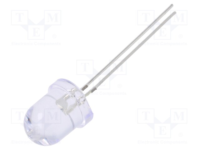 LED; 8mm; yellow; 1120÷1560mcd; 30°; Front: convex; 1.8÷2.2V; 66mW