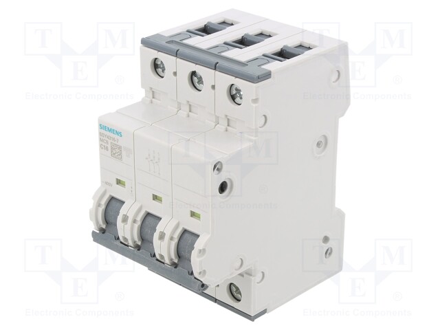 Circuit Breaker, SENTRON Series, 400 V, 72 V, 16 A, 3 Pole, 20 kA