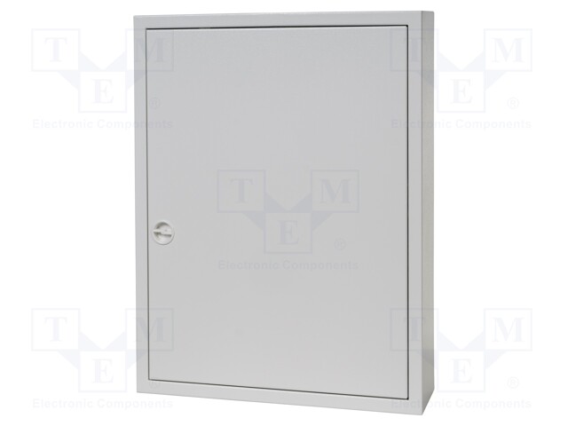 Enclosure: for modular components; IP30; light grey; steel; IK08