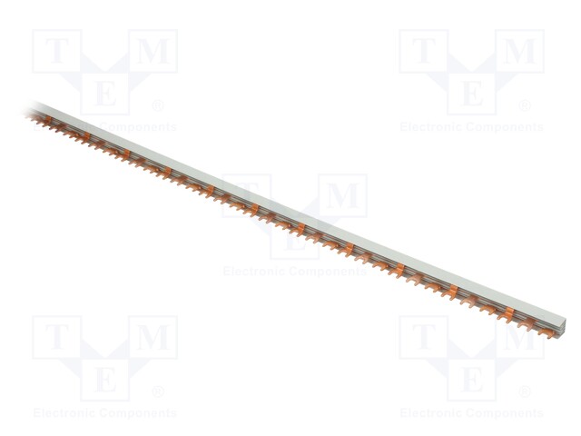 Busbar; Poles: 3; 400VAC; 63A; No.of mod: 57; 1000mm