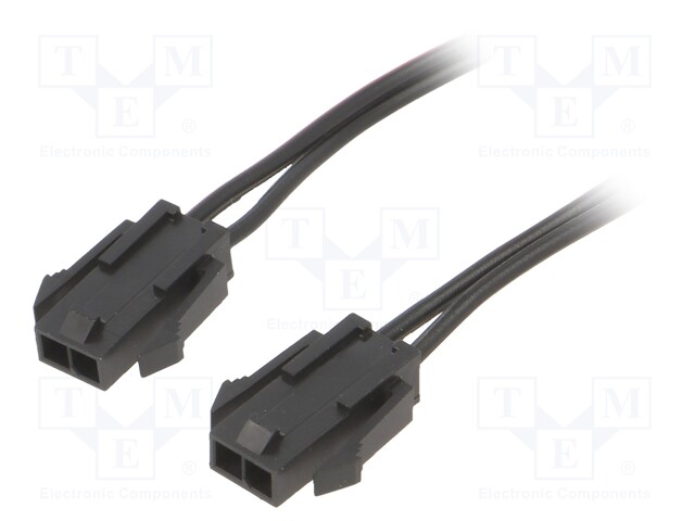 Cable; Micro-Fit 3.0; MX-43640-0200,male-male; PIN: 2; 0.4m; 4A