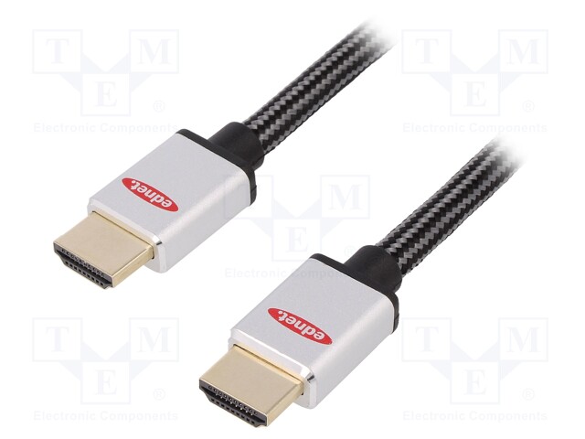 Cable; HDMI 2.0; HDMI plug,both sides; 5m; black