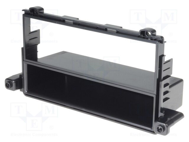 Radio mounting frame; Hyundai; 1 DIN; black