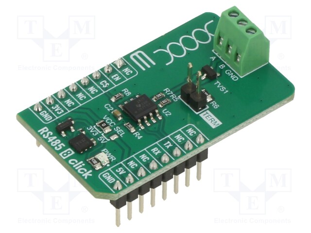 Click board; interface,RS485; UART; THVD1426; prototype board