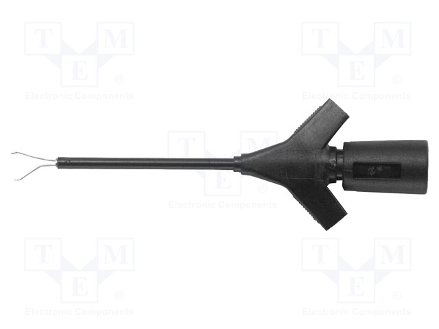 Clip-on probe; crocodile; 2A; 60VDC; L: 53.85mm; 30VAC