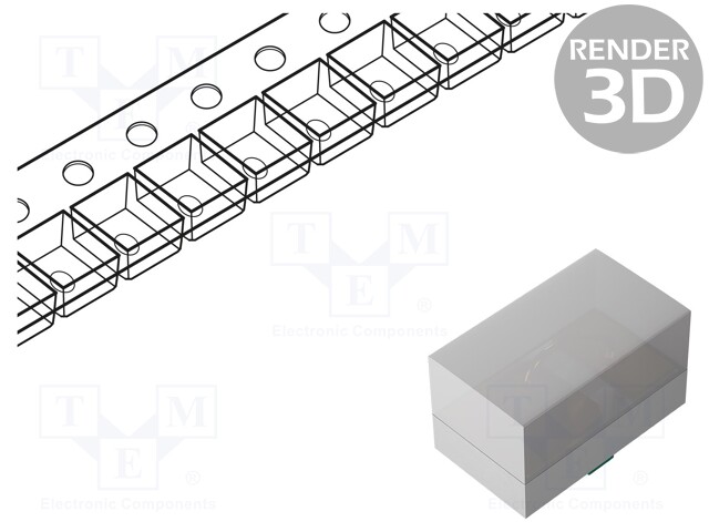 LED; SMD; 0201; green; 100mcd; 0.65x0.38x0.36mm; 100°; 2.5V; 10mA