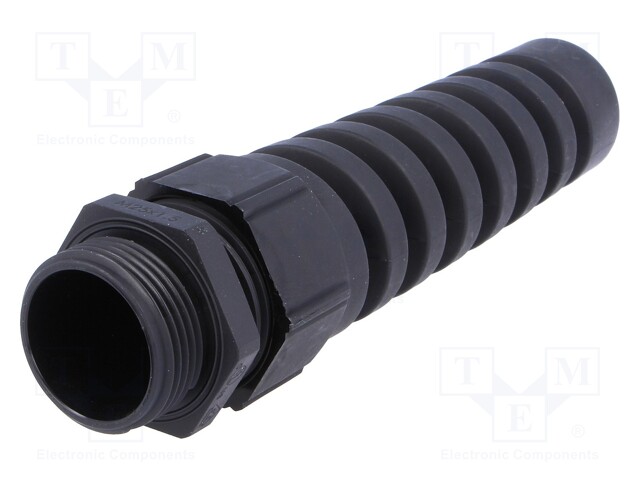 Cable gland; with strain relief; M25; IP68; Mat: polyamide; black