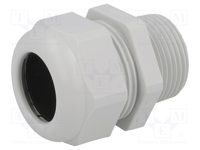 Cable gland; NPT1"; IP68; Mat: polyamide; light grey; UL94V-0