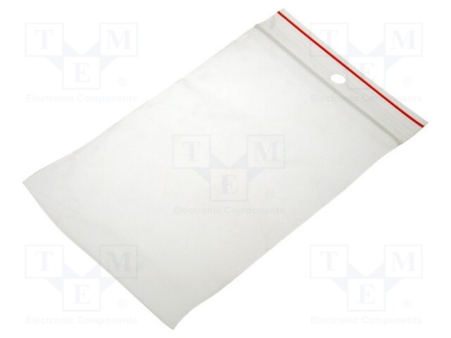 Self-seal bag; L: 120mm; Width: 80mm; Thick: 45um; polyetylene