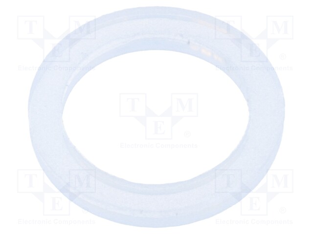 Gasket; polyetylene; D: 2mm; Øint: 12.5mm; Øout: 16.5mm; PG7