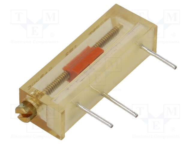 Potentiometer: mounting; multiturn; 1kΩ; 750mW; No.of el.turns: 15