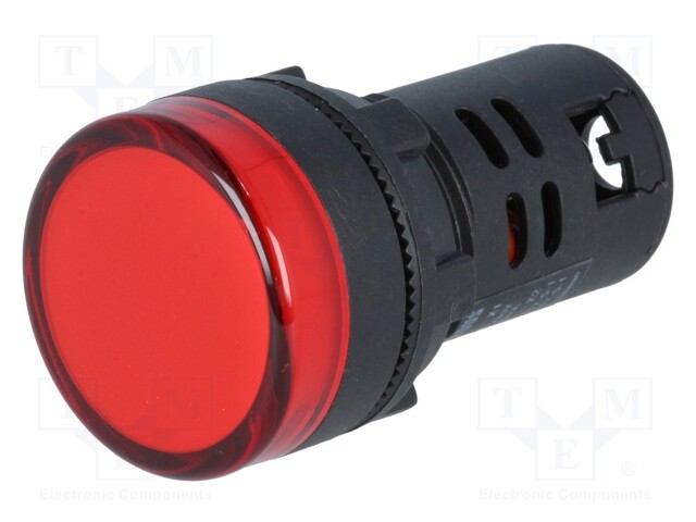 Control lamp; 22mm; L22; -20÷60°C; Illumin: LED 230VAC; Ø22.5mm