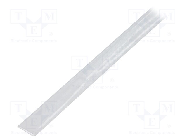 Heat shrink sleeve; flexible; 2: 1; 9.5mm; L: 10m; transparent