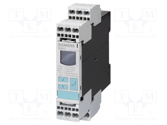 Module: voltage monitoring relay; phase sequence; DIN; DPDT; IP20