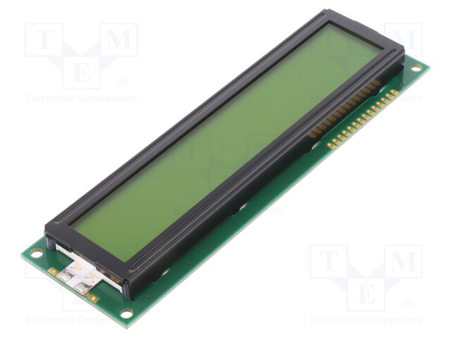 Display: LCD; alphanumeric; STN Positive; 20x2; 146x43x13.7mm; LED