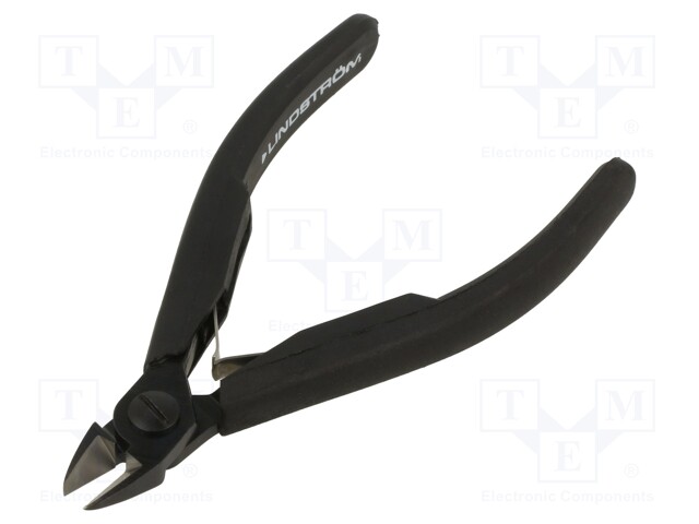 Pliers; side,cutting,precision; oval head,blackened tool