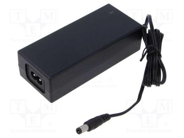 Power supply: switching; 24VDC; 2.5A; Out: 5,5/2,1; 60W; 90÷264VAC