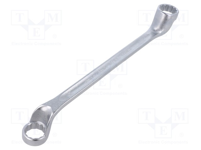 Wrench; box; 24mm,27mm; chromium plated steel; L: 330mm; offset