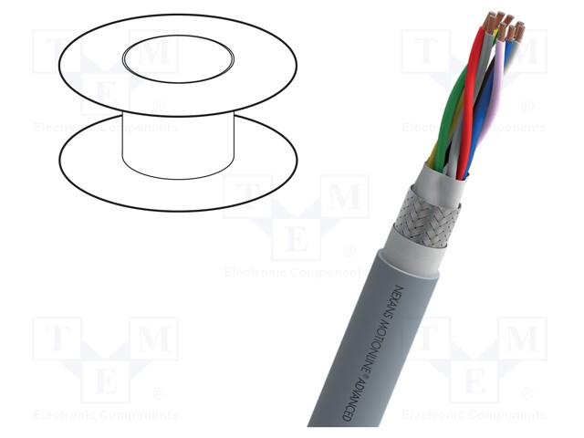 Wire; MOTIONLINE® ADVANCED,MOVETRONIC TP C PVC; 4x2x0,34mm2