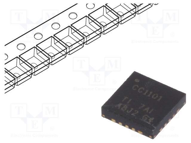 IC: RF transceiver; 868MHz,315MHz,433MHz,915MHz; 1.8÷3.6VDC; SPI