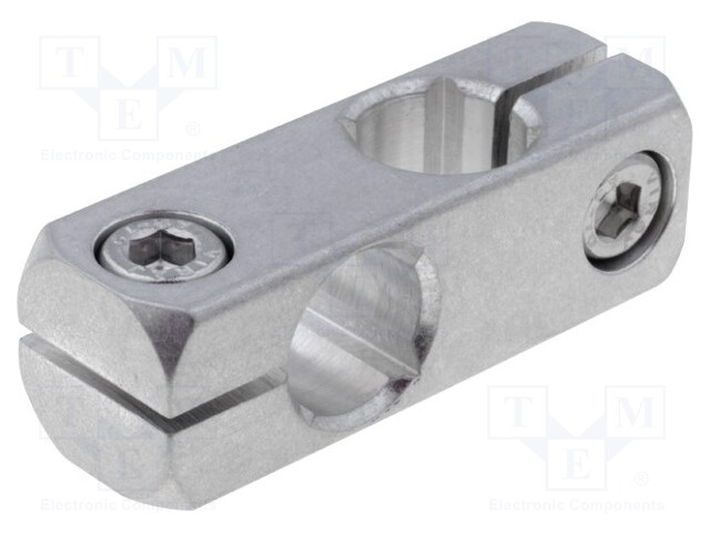 Mounting coupler; V: cross; D: 16mm; W: 20mm; H: 20mm; L: 59mm