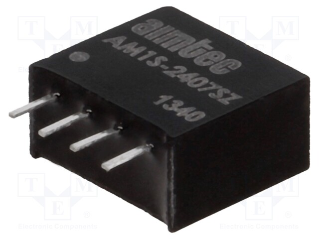 Converter: DC/DC; 1W; Uin: 21.6÷26.4V; 7.2VDC; Iout: 140mA; SIP4