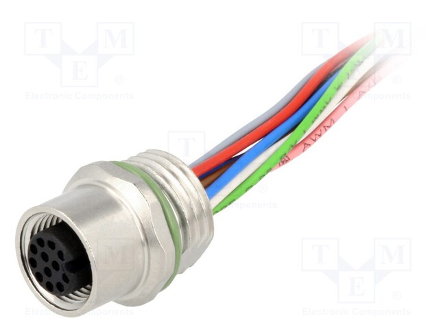 Socket; M12; PIN: 12; female; A code-DeviceNet / CANopen; cables