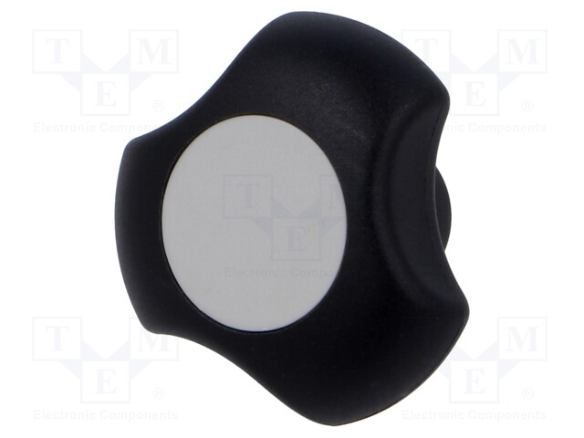 Knob; Ø: 40mm; Int.thread: M6; 13.5mm; H: 25mm; technopolymer PA