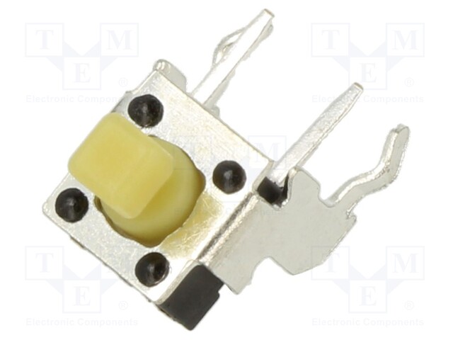 Microswitch TACT; SPST-NO; Pos: 2; 0.05A/12VDC; THT; 2.45N; 6.35mm