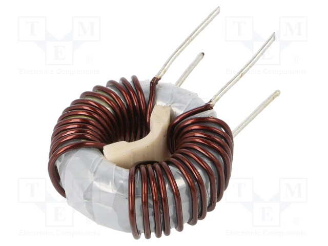 Inductor: wire; THT; 3.3mH; 20A; 7mΩ; 230VAC; 21x12mm; -20÷+50%