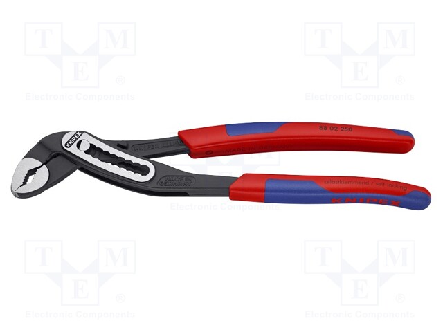 Pliers; for pipe gripping; 250mm