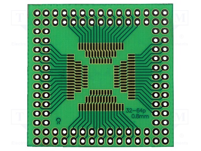 Board: universal; single sided,multiadapter; W: 40mm; L: 40mm