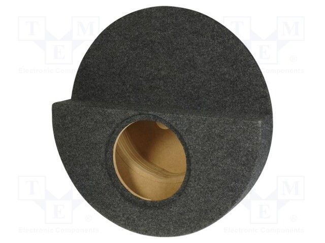 Car loudspeaker enclosure; MDF; black; textil; 20l; 250mm; 272mm