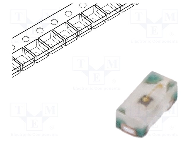 LED; SMD; 0402; green-yellow; 5÷65mcd; 1x0.5x0.4mm; 140°; 1.7÷2.4V