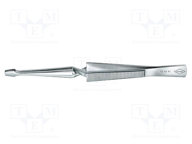 Tweezers; 160mm; Blades: straight; Blade tip shape: trapezoidal