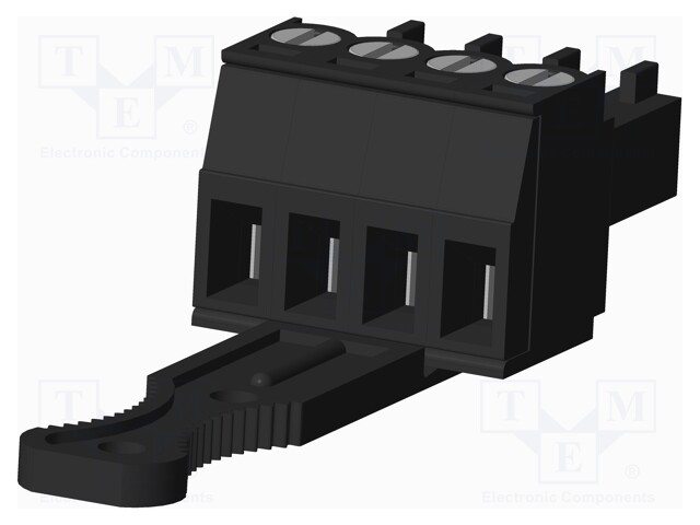 Connector: pluggable terminal block; plug; female; straight; 300V