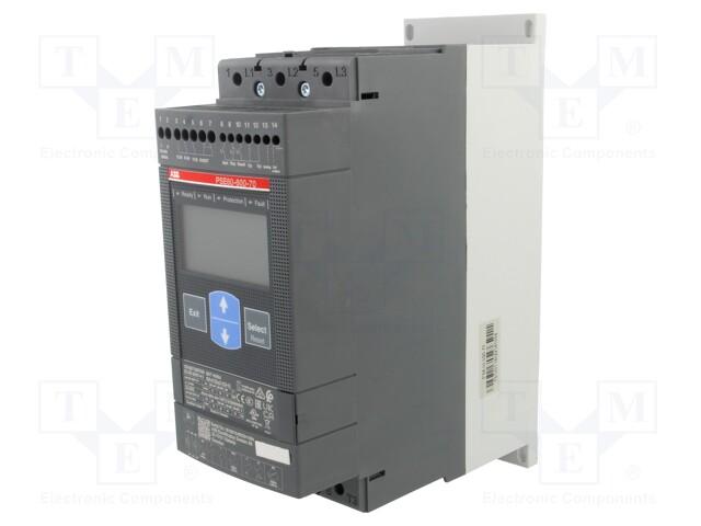 Module: soft-start; Usup: 208÷600VAC; DIN; 30kW; Ucntrl: 100÷250VAC