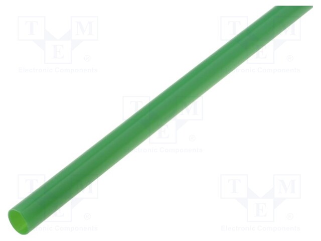 Heat shrink sleeve; 6.4mm; L: 1m; 2: 1; green; Temp: -55÷125°C